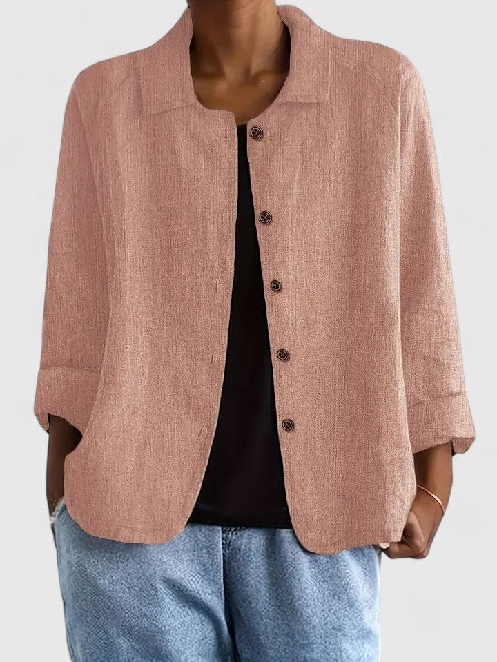 Oda | Women's Ribbed Open-Front Top