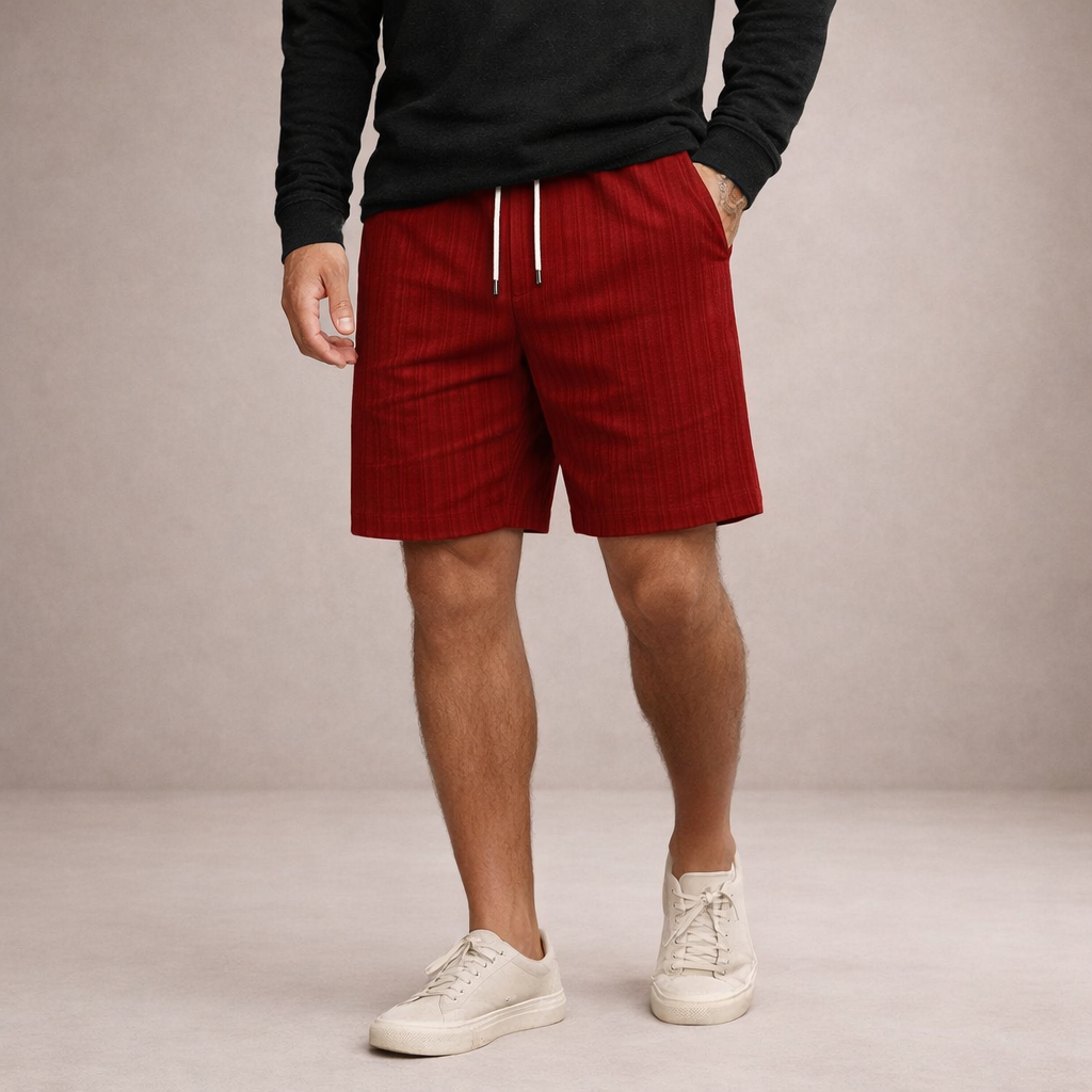 Matteo | Men's Relaxed-Fit Straight Hem Summer Shorts