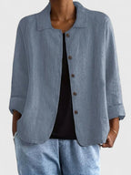 Oda | Women's Ribbed Open-Front Top