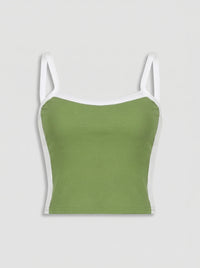 Dilara | Women's Sleeveless Square-Neck Bodycon Top