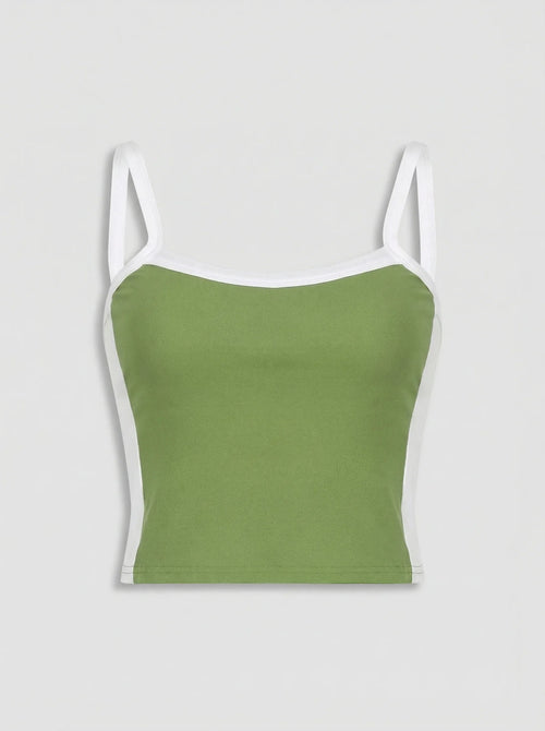 Dilara | Women's Sleeveless Square-Neck Bodycon Top