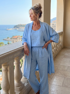 Liesbeth | Women's Relaxed Wide Leg Three-Piece Set