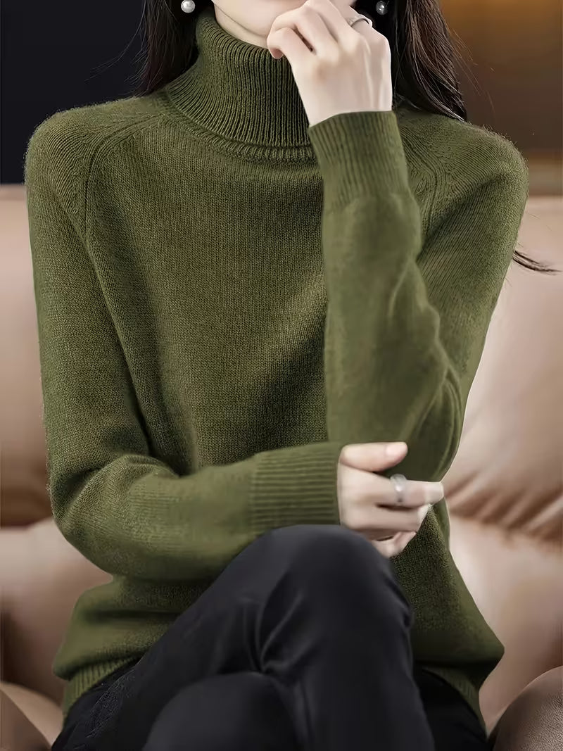 Ylva | Women's Ribbed V-Neck Sweater