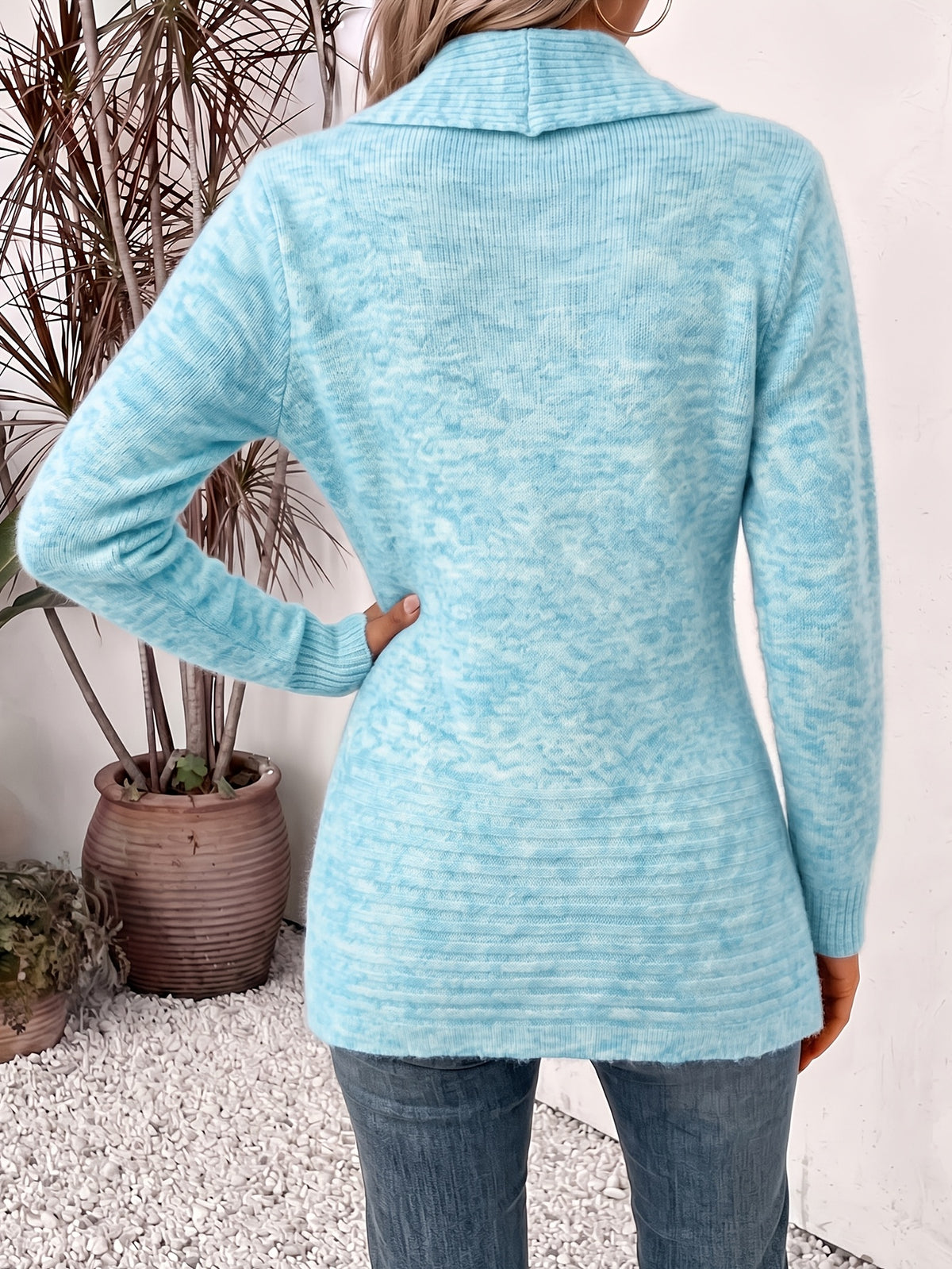 Corinne | Women's Ribbed Belted Longline Cardigan