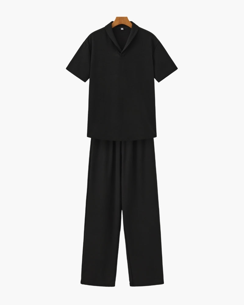 Rainer | Men Summer Set Polo Shirt and Tapered Pants