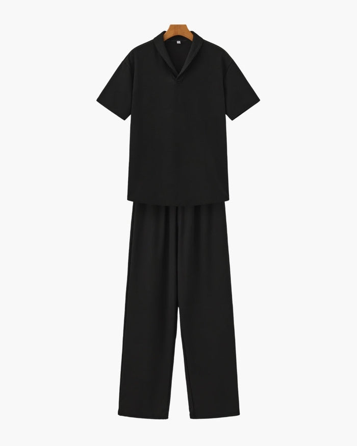 Rainer | Men Summer Set Polo Shirt and Tapered Pants