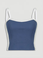 Dilara | Women's Sleeveless Square-Neck Bodycon Top