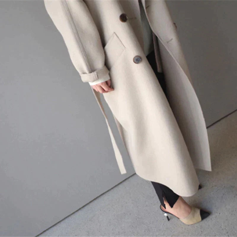 Penelope Longline Wool Coat
