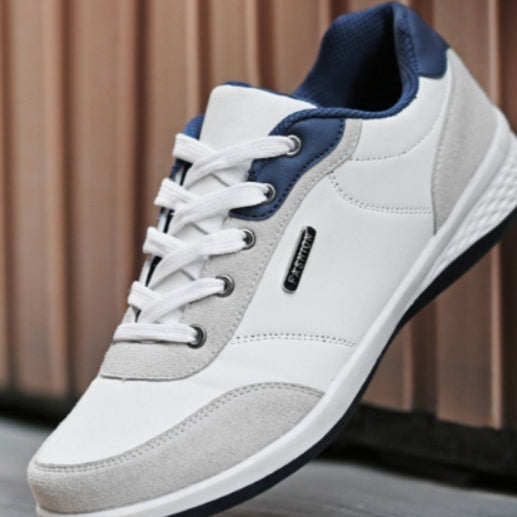 Rhys | Men's Lace-Up Leather-Look Sneakers