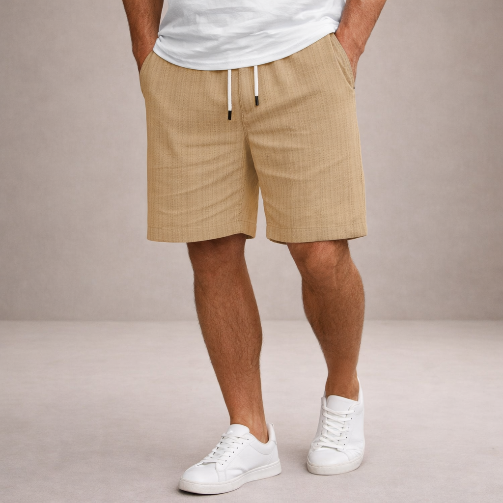 Matteo | Men's Relaxed-Fit Straight Hem Summer Shorts