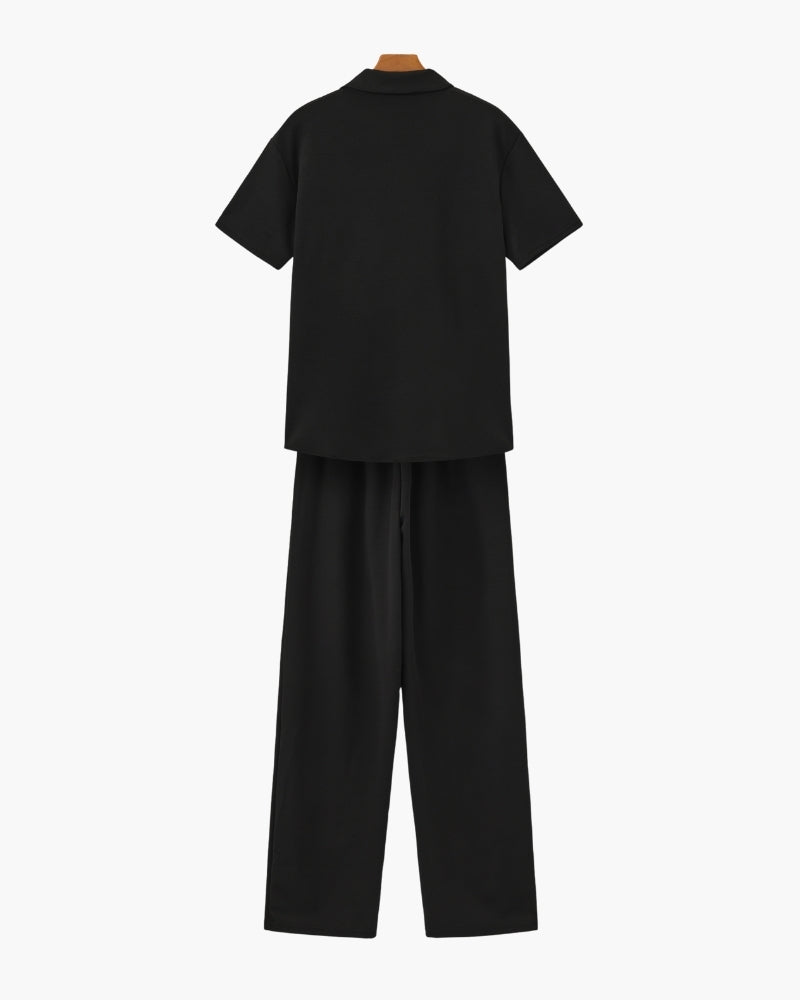 Rainer | Men Summer Set Polo Shirt and Tapered Pants