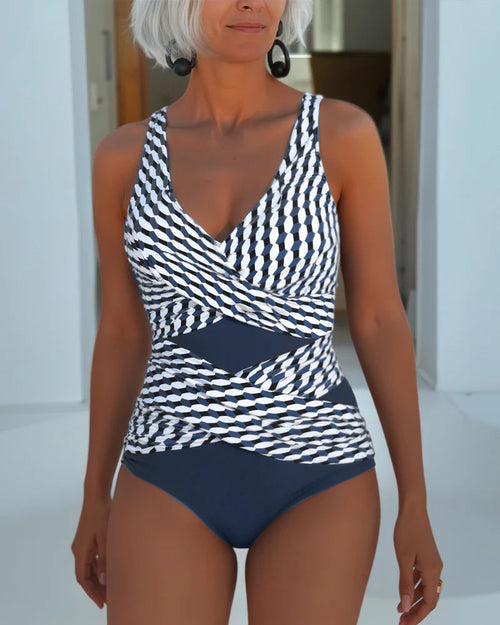 Anaïs | Women's V-Neck Cut-Out One-Piece Swimsuit