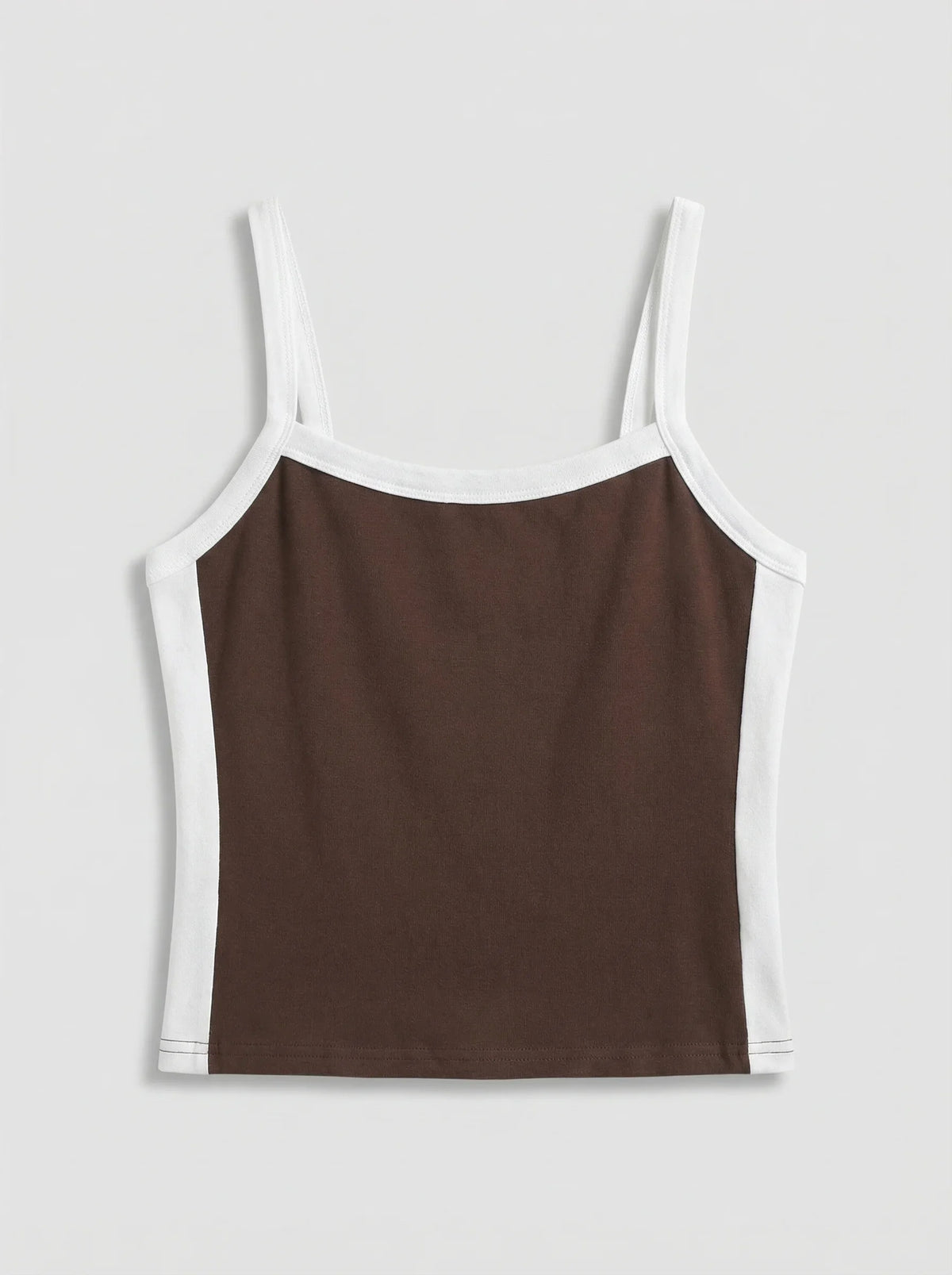 Dilara | Women's Sleeveless Square-Neck Bodycon Top