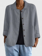 Oda | Women's Ribbed Open-Front Top