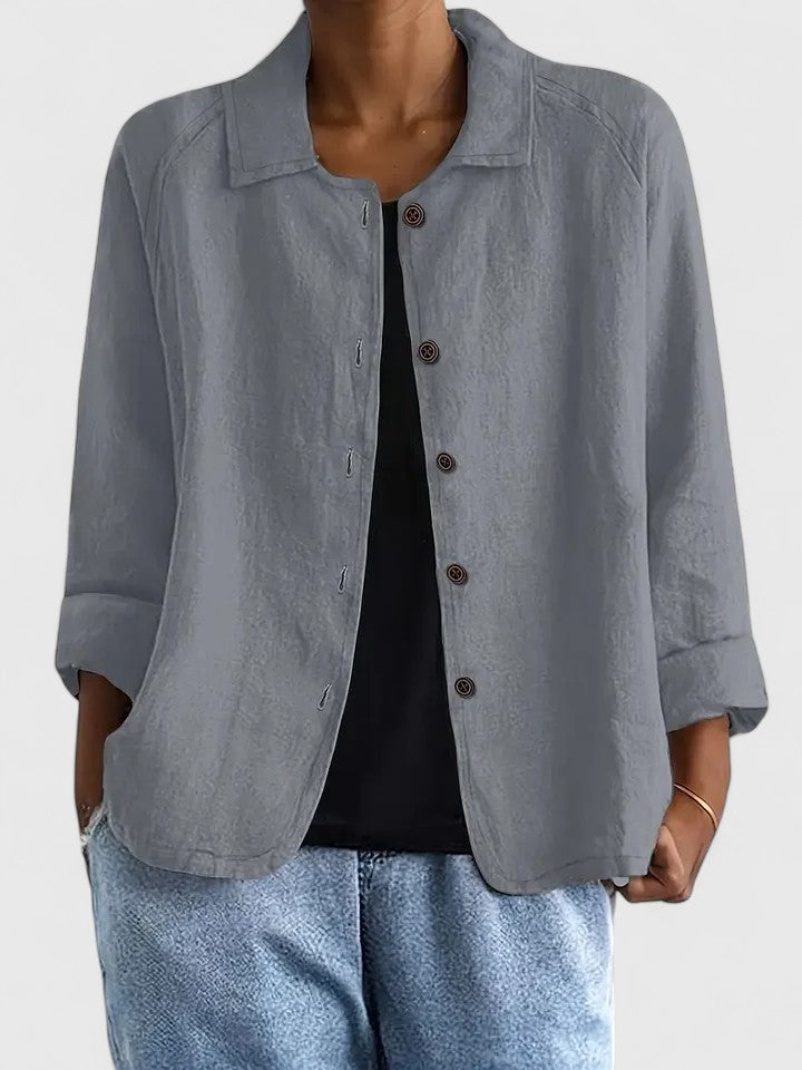 Oda | Women's Ribbed Open-Front Top