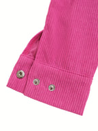 Denise | Women's Ribbed Corduroy Shacket with Flap Pockets