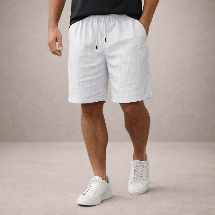 Matteo | Men's Relaxed-Fit Straight Hem Summer Shorts
