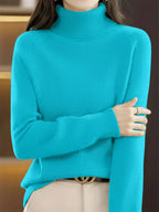 Ylva | Women's Ribbed V-Neck Sweater