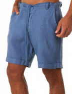 Jonas | Men's Drawstring Linen Bermuda Shorts with Pockets