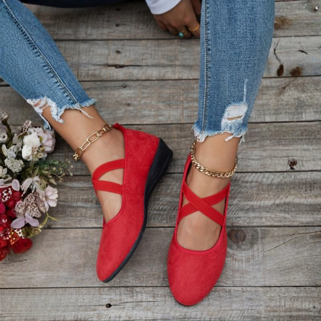 Ida | Women's Ribbed Slip-On Comfort Loafer
