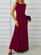 Bellamy | Women's Sleeveless A-Line Cocktail Dress Maxi