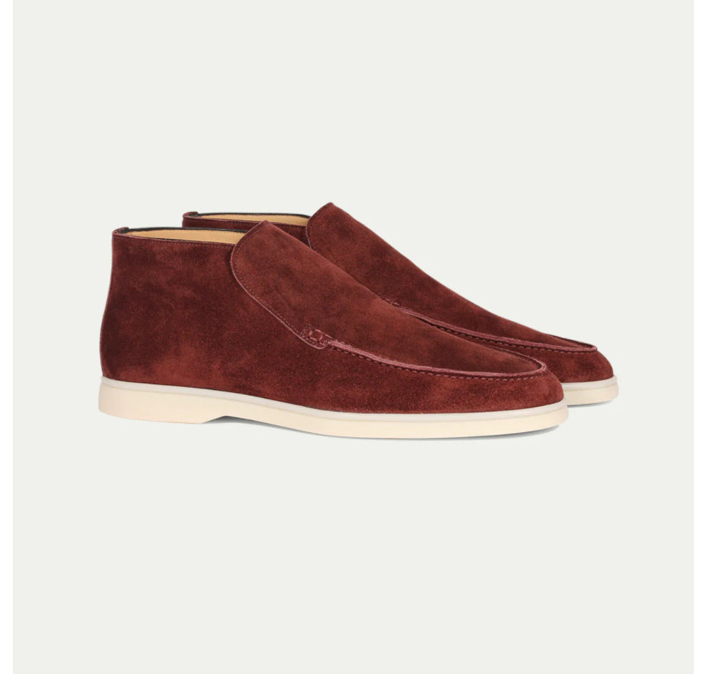 Roman | Men's Slip-On Suede Loafer Boots