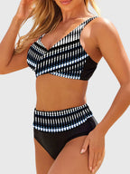 Adriana | Women's Sculpting Print Bikini Set with Tie Sides