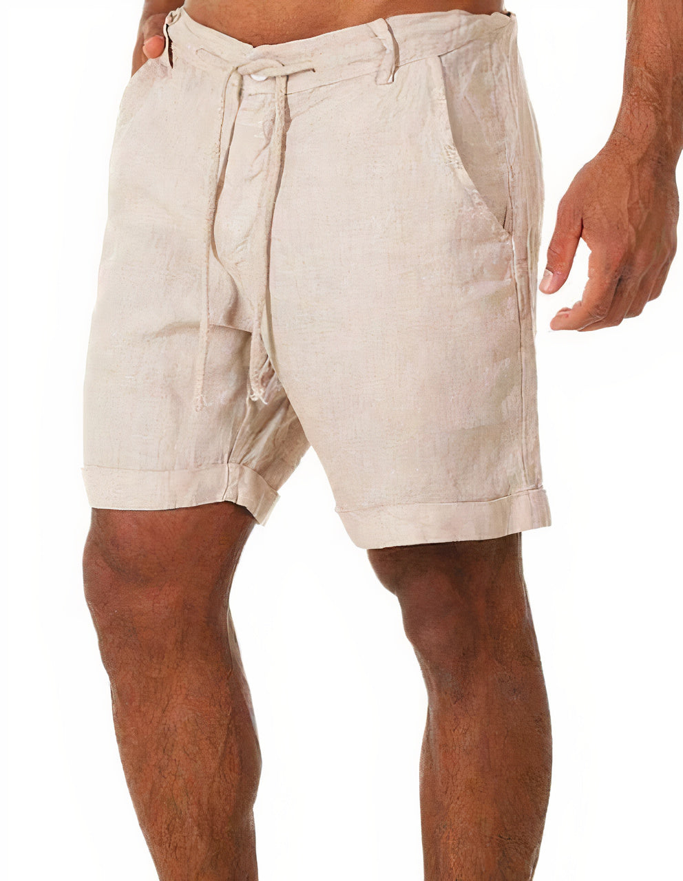 Jonas | Men's Drawstring Linen Bermuda Shorts with Pockets