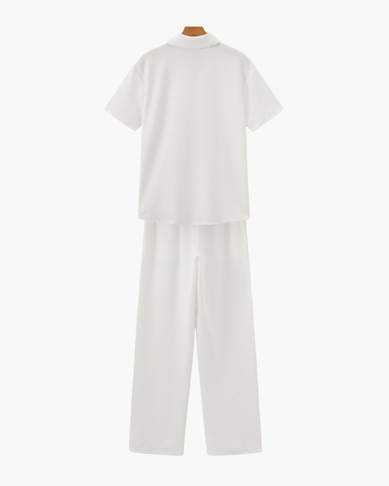Rainer | Men Summer Set Polo Shirt and Tapered Pants