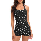 Kate | Women's Polka Dot Bodycon One-Piece Swimsuit