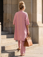 Liesbeth | Women's Relaxed Wide Leg Three-Piece Set