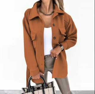 Lilian | Women's Notched Lapel Button-Front Coat