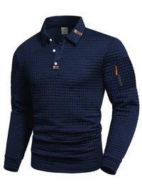 Cole | Men's Quilted Casual Sweater with Relaxed Fit