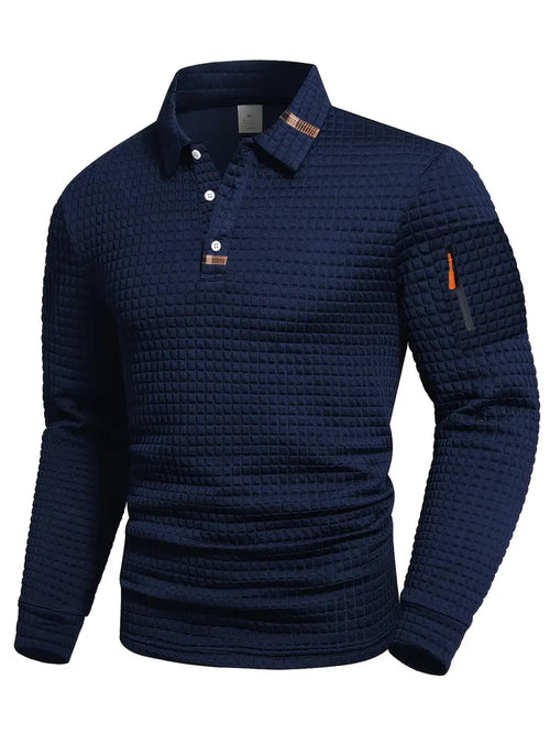 Cole | Men's Quilted Casual Sweater with Relaxed Fit