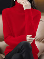 Ylva | Women's Ribbed V-Neck Sweater