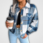 Ivy | Women's Ribbed Open-Front Cardigan with Long Sleeves