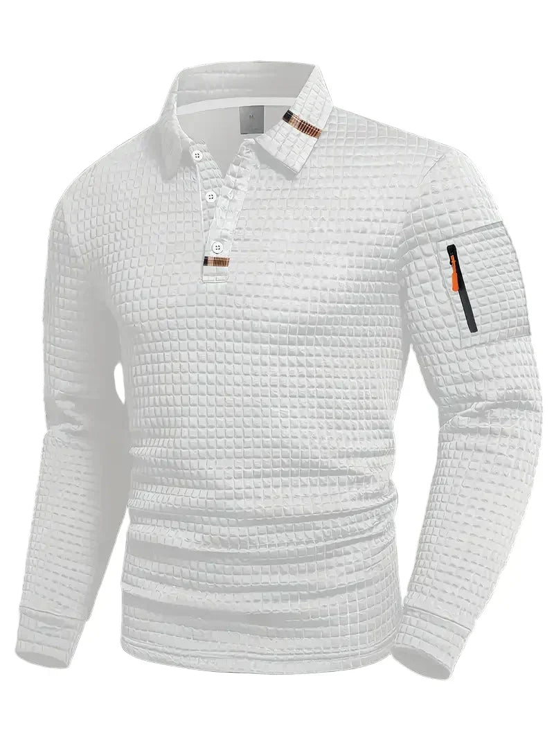 Cole | Men's Quilted Casual Sweater with Relaxed Fit