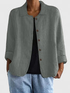 Oda | Women's Ribbed Open-Front Top
