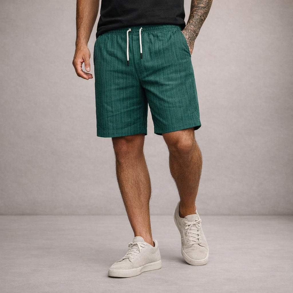 Matteo | Men's Relaxed-Fit Straight Hem Summer Shorts
