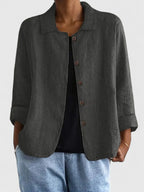 Oda | Women's Ribbed Open-Front Top