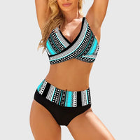 Adriana | Women's Sculpting Print Bikini Set with Tie Sides