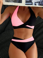 Clementine | Women's Halter Wrap Two-Piece Bikini Set
