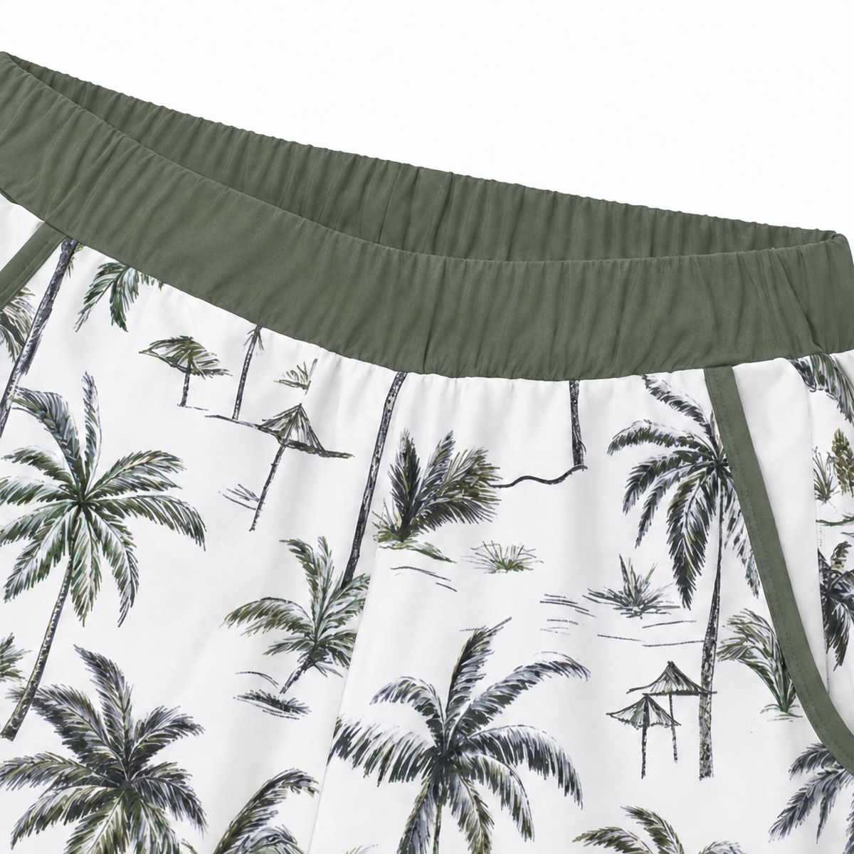 Nadine | Women's Three-Piece Swim Set with Crisscross Bikini and Cover-Up Shorts