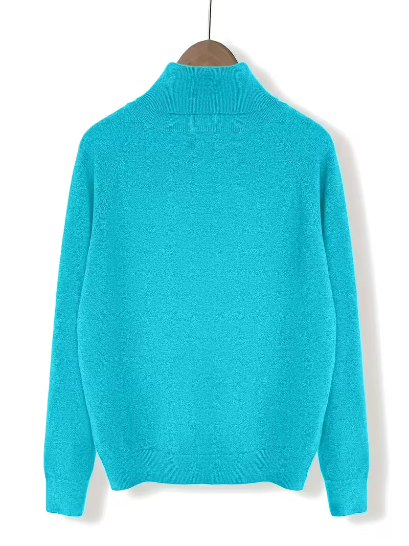 Ylva | Women's Ribbed V-Neck Sweater