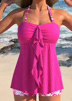 Jolanda | Women's Ruched Tank Top High-Waisted Tankini