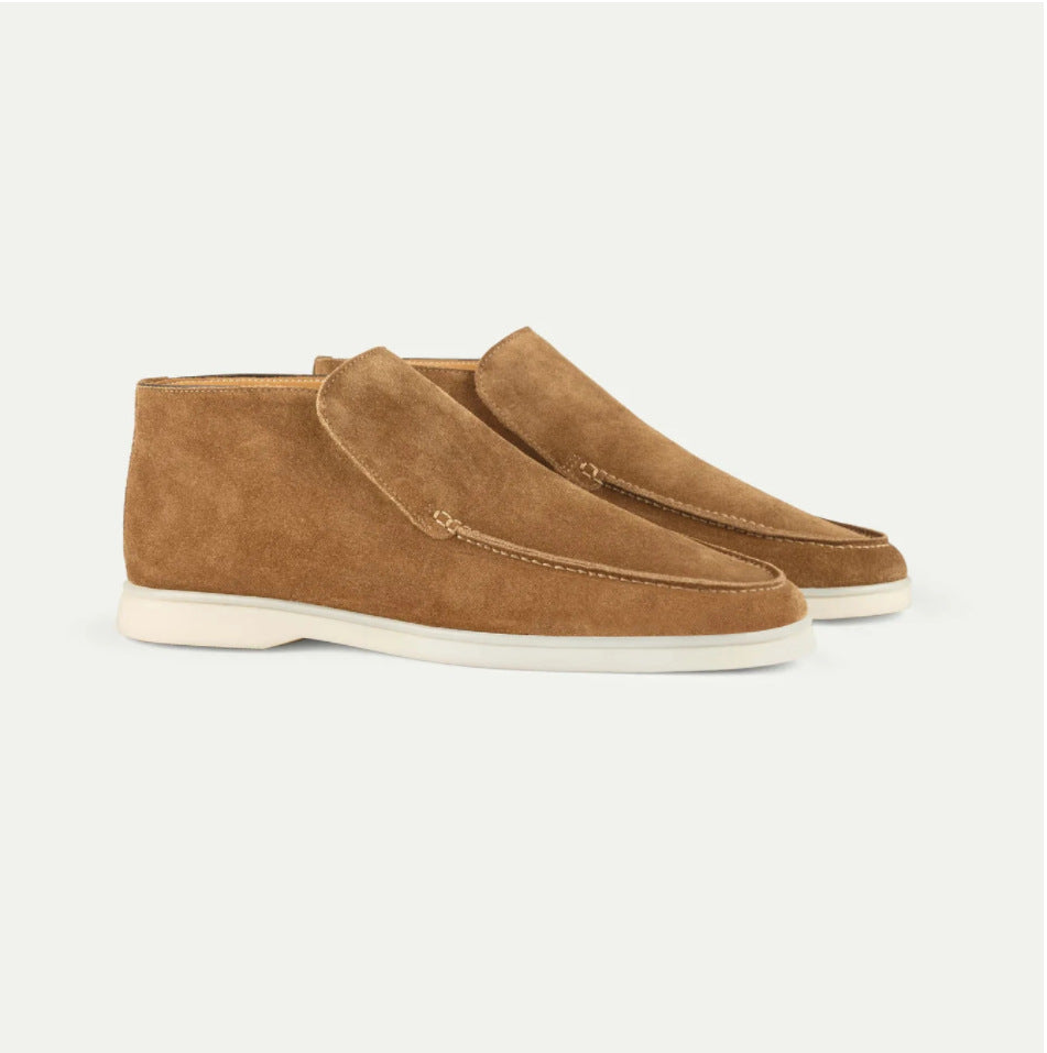 Roman | Men's Slip-On Suede Loafer Boots