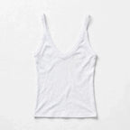 Gro | Women's Ribbed V-Neck Racerback Tank Top