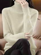 Ylva | Women's Ribbed V-Neck Sweater