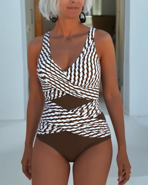 Anaïs | Women's V-Neck Cut-Out One-Piece Swimsuit