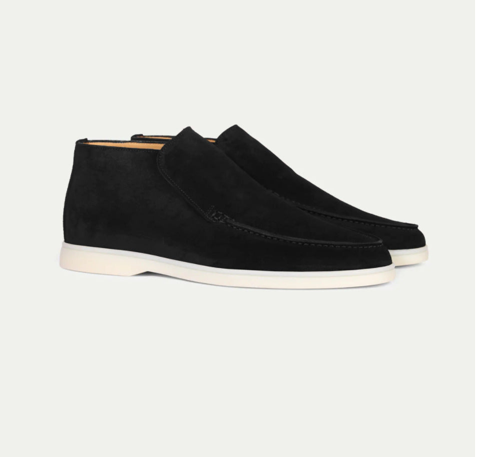 Roman | Men's Slip-On Suede Loafer Boots